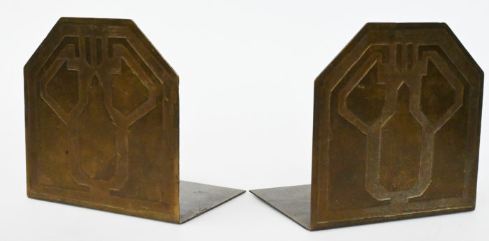 Acid etched bookends, pair - Image 2