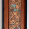 Framed Adele Chase Tile, "The Kids"