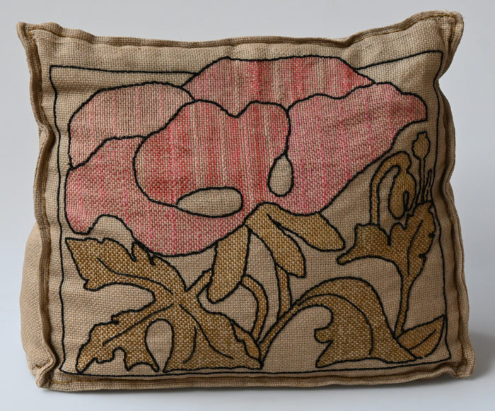 Poppy Wedge Pillow